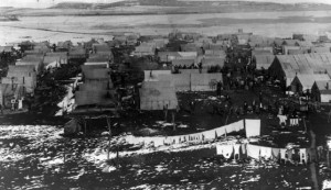 Ludlow Tent Colony, before the massacre, 1914 (image from Denver Public Library)